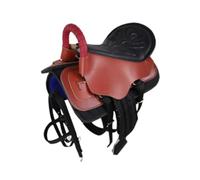 MERIGLARE Saddle Pad Set, Easy to Assemble, Comfortable, Non-slip, Wear-resistant, Equestrian Equipment, Horse Harness Set, Small Red
