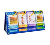 MERIGLARE Sentence Building Game for Children with Flip Chart, Practical Teaching Material for Learning in School, for The Classroom And Co