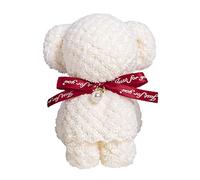 MERIGLARE Soft, Quick-drying Face Towel, Kitchen Towel, And Hand Towel for The Bathroom. A Great Gift for Birthdays, Kitchen, Or, White Red ribbon