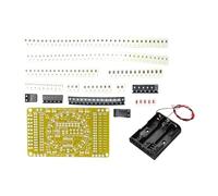 MERIGLARE Soldering Practice Kit, Surface Mount Soldering Training Board, Compact And Sturdy, for Beginners, Style D