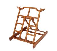 MERIGLARE Stand Wooden Book Holder Copybook Rack Writing Easel Display Frame Rosewood Construction with Dragon Head Carvings Suitable for Study Desk Setup Home Decoration