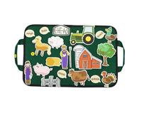 MERIGLARE Story Board Valentine's Day Gifts Playset Sensory Parent Child Nursery Folding And Portable Storytelling Flannel Board, farm