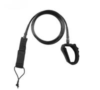 MERIGLARE Surfboard Leash Coiled Cord Ankle Cuff Leg Rope Paddleboard Leash With Padded Ankle TPU Core Lightweight Drag Reduction suitable for surf lessons coastal explorations weekend trips