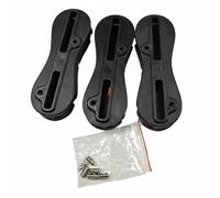 MERIGLARE Surfboard Pack Surfboard Hardware Double Tab System Fusion Design Cant Angle Control Flush Mount Installation Suitable for home workshops surf shops, Black
