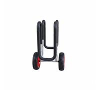 MERIGLARE Surfboard Trailer Paddleboard Cart With Lightweight Aluminum Alloy Frame And Foam Wheels Foldable Detachable Carrier For Smooth Rolling And Storage