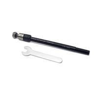 MERIGLARE Trailer Axle Adapter Thru Axle Converter Coupler Rod With Wrench Stainless Steel Lightweight Build For Two Wheeler Towing suitable for rides garage setup
