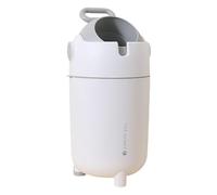 MERIGLARE Trash Can Rubbish Can 12 L Modern Switch Handle Waste Basket Garbage Bin for Study Room Restroom Guestroom Apartment Dorm