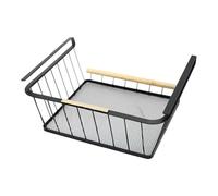 MERIGLARE under Cabinet Shelf Basket Rack, Multifunctional Hanging Storage Organizer for Wardrobe, Bookshelf, And Dorm