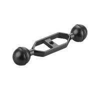 MERIGLARE Underwater Extension Arm Aluminium Camera Extension Arm Joint Mount Holder Double Ball Arm Camera Underwater Extension Arm Aluminium Alloy Extension A, Black