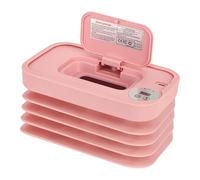 MERIGLARE Wipe Warmer Wipes Heater,55/60/65°C,Foldable Large Capacity Diaper Wipe Warmer Wet Wipes Machine for Home, Pink