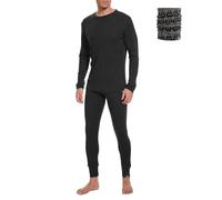 MERINNOVATION Merino Wool Base Layer Set for Men 100% Merino Wool Thermal Underwear Long Sleeve, Charcoal 250, Large