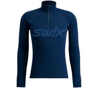 Swix Racex Merino Half Zip Long Sleeve T-shirt Blue XL Men