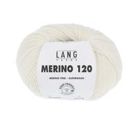Merino 120 S superwash 0002 natural Wool Yarn