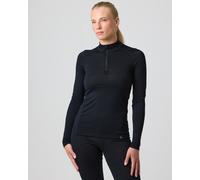 Merino 200 Zip Top wmn - Black - Black / XS