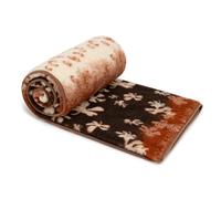 Merino Blanket 160x200 cm - Pure Blanket made of 100% Merino Sheep Wool - Warm and Natural Wool Throw - Weight 500g/m²