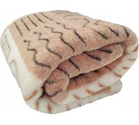 Merino Blanket 200x200 cm - Pure Blanket made of 100% Merino Sheep Wool - Warm and Natural Wool Throw - Weight 500g/m²