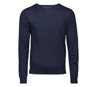 Merino Blend Crew Neck Jumper TEE JAYS Navy XL