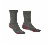 Merino Bridgedale Men's Hike Lightweight Merino Performance Socks - Grey Heather