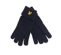 Merino cotton gloves Lyle & Scott Blue One size