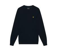 Merino cotton round neck jumper Lyle & Scott Bleu L