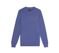 Merino cotton round neck jumper Lyle & Scott Bleu M