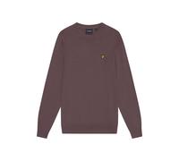 Merino cotton round-neck sweater Lyle & Scott Purple S