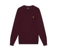 Men's Lyle & Scott Cotton Merino Mens Crew Neck Jumper - Red - Size: 40/Regular