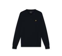 Merino cotton v-neck sweater Lyle & Scott Bleu 2XL