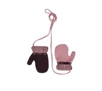 Merino Gloves Child Happymess Rose 3/6 ans