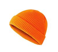 Merino Hat Men's Winter Hat Lightweight Inner Lining Lined Knitted Hat for Men and Women Unisex Merino Wool Hat, 100% Cotton Hat, Work Hat, Unisex Winter Beanie Hat Baseball Cap, G, One Size