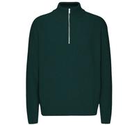 Merino Quarter Zip - Green M