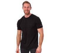 Merino tech. 100% Merino Short Sleeve Shirts Men, Henley T-Shirt Mens, Shirt with Pocket - Soft & Breathable (Large, Charcoal)