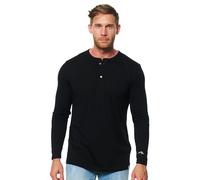 Merino.tech 100% Merino Wool Base Layer Men - 3 Collar Option | Henley, Round & V-Neck Style Options, Breathable, Naturally Odor-Resistant, Moisture-Wicking, Ideal for Everyday Use