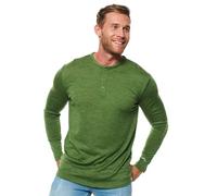 Merino.tech 100% Merino Wool Base Layer Men - 3 Collar Option | Henley, Round & V-Neck Style Options, Breathable, Naturally Odor-Resistant, Moisture-Wicking, Ideal for Everyday Use