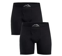 Merino.tech Merino Wool Underwear Men - 100% Merino Wool Boxers for Men (X-Large, 2 Pack - Black)