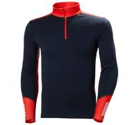 Merino wool base layer 1/2 zip Helly Hansen Lifa Bleu M