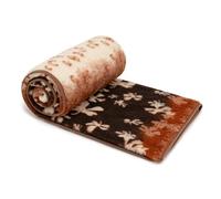 Merino Wool Blanket 220x200 cm - Pure Blanket made of 100% Merino Sheep Wool - Warm and Natural Wool Throw - Weight 500g/m²