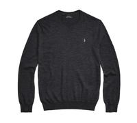 Merino Wool Crewneck Pullover - male - Ralph Lauren - Sweatshirts - Gray - S - Sweatshirts & Hoodies S