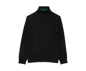 Merino Wool High Neck Pullover - male - Lacoste - Turtlenecks - Black - S - Knitwear S
