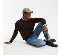 Merino Wool Jumper Signature BASTIEN Brown