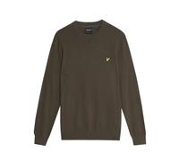 Lyle & Scott Cotton Merino Mens Crew Neck Jumper - X863 Espresso