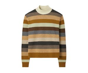 Merino Wool Turtleneck - female - Tory Burch - Turtlenecks - Multicolor - S - Knitwear S