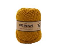 Merino Wool Yarn, 4-ply Luxury Warm Soft Lightweight Crochet Yarn, for Hand Knitting and Crochet, Home Necessity for DIY Crafts (Deep Yellow,1 Pack)
