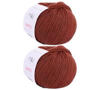 Merino Wool Yarn, Superwash Anti-Pilling, Sport Weight, for Knitting and Crocheting DIY Scarf Sweaters, 3.52 oz/100 g, (Per Skein 1.76 oz 150 Yards)-Cocoa Brown