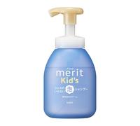 Merit Kids 2-in-1 Foaming Shampoo Pump 330ml - No Conditioner Needed, Easy Foam for Children, Made in Japan