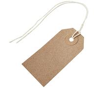 Merit Strung Tag TG8070 - 70x35 mm Buff - Pack of 1000
