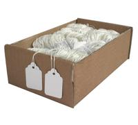 Tags White 2.4 x 3.7 cm Pack of 1000