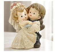 MeritMode Bride and Groom Figurine, Wedding Cake Topper, Newlywed Gift