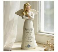 MeritMode Daughter Gift Angel Figurine, Butterfly Keepsake for Her