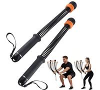 Meriviva Ropeless Battle Ropes, 2 Pcs Cordless Battle Ropes with Adjustable Weights, Portable Silent Home Workout Gym Equipment, for Home Outdoors Arms Core Butt Strength Training